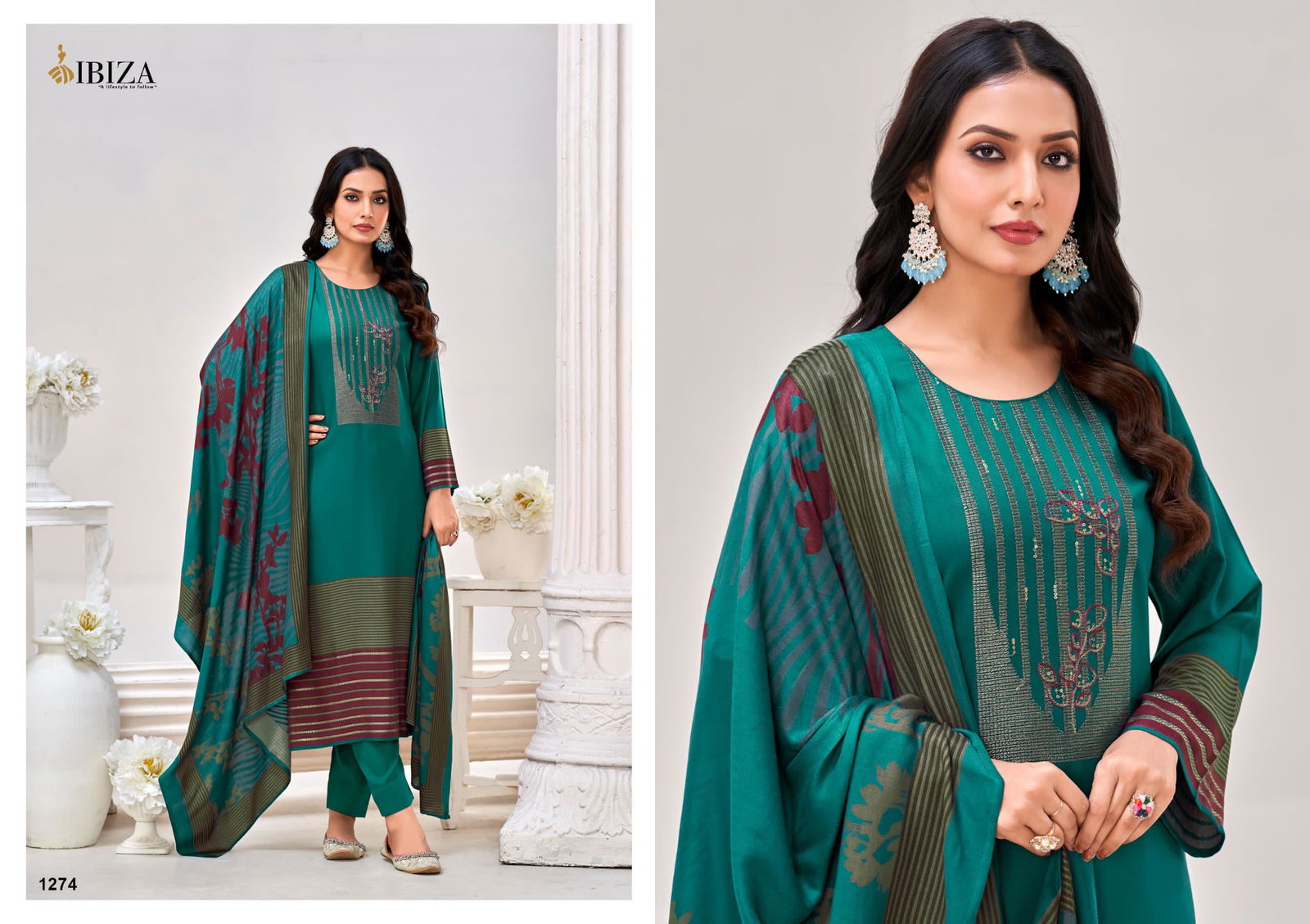 Ek Nazar By Ibiza Viscose Musline Salwar Kameez Wholesale Price In Surat